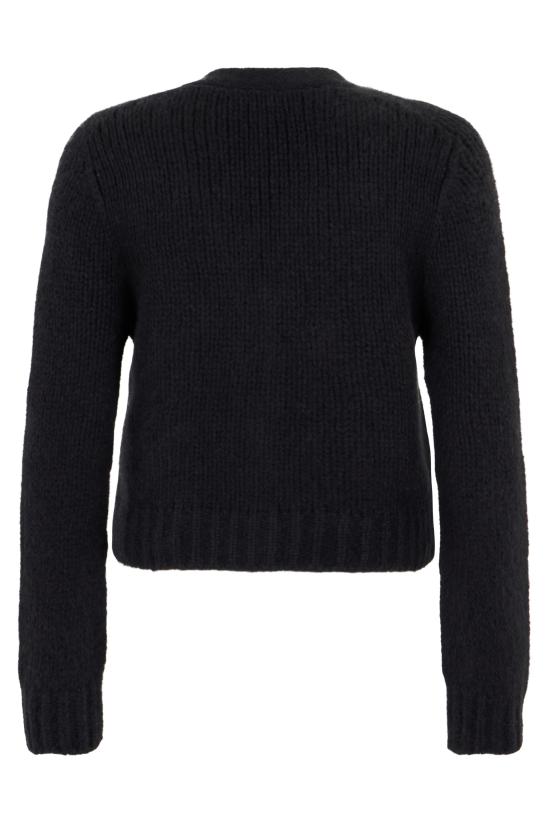 25FW 셀린느 캐시미어 실크 가디건 RY0KM089938NO black - CELINE