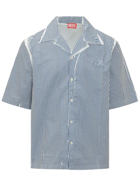 26SS 디젤 긴팔 셔츠 A202090QMBZ 8EK AZZURRO