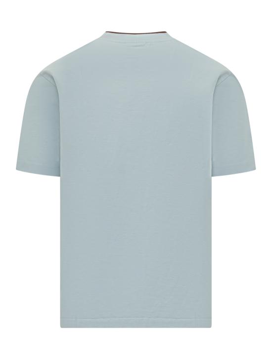 26SS 드롤드무슈 반팔 티셔츠 KTS318CO248 LBE LIGHT BLUE - DROLE DE MONSIEUR