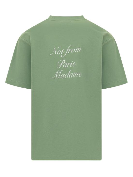 26SS 드롤드무슈 반팔 티셔츠 KTS209CO002 LGN LIGHT GREEN - DROLE DE MONSIEUR