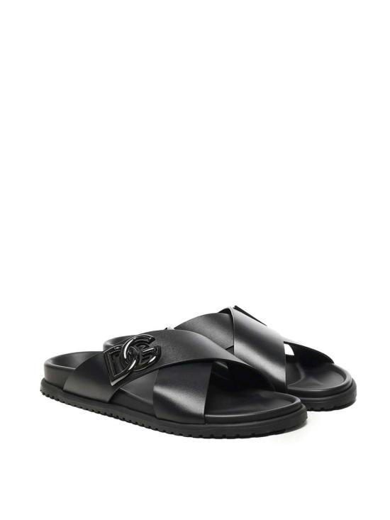 26SS 돌체앤가바나 뮬/슬리퍼 A80525A9Q6780999 NERO - DOLCE & GABBANA