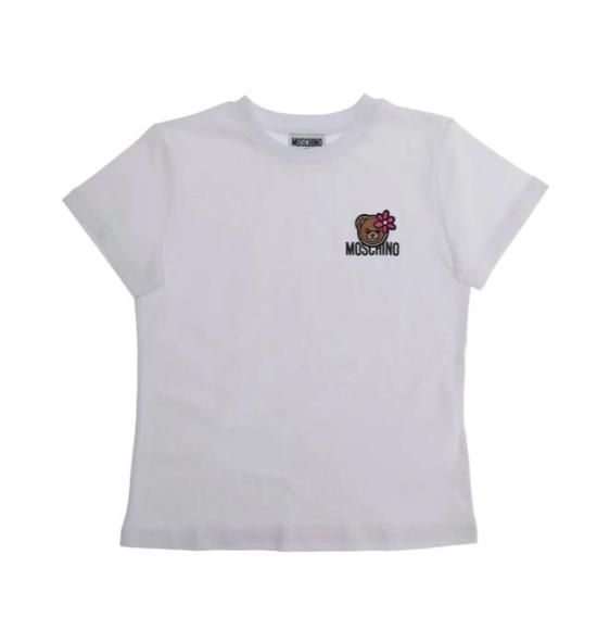 26SS [키즈] 모스키노 티셔츠 HAM03P LAA02 10101 White