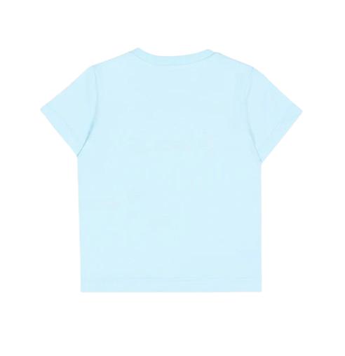 26SS 모스키노 반팔 티셔츠 MUM04M LAA01 40304 Blue - MOSCHINO