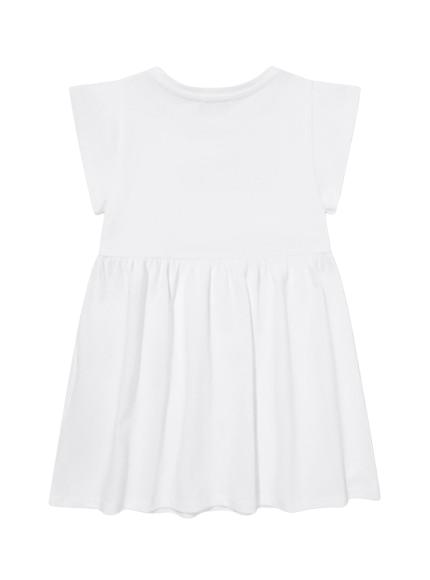 26SS [키즈] 모스키노 원피스 HDV0HQ LFA06 10101 White - MOSCHINO