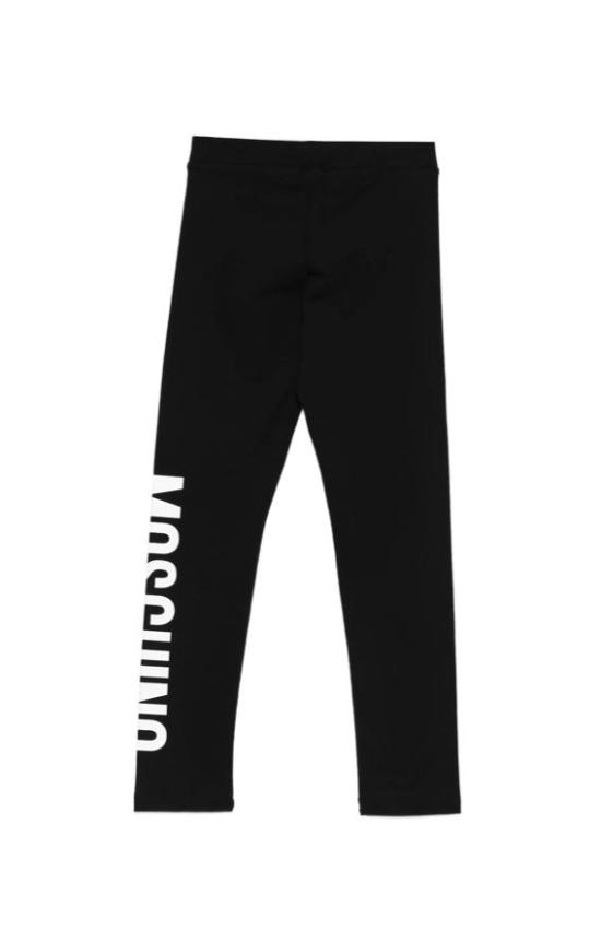 26SS [키즈] 모스키노 레깅스 HDP075 LBA00 60100 Black - MOSCHINO