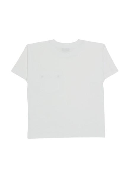 26SS [키즈] 모스키노 티셔츠 HUM05M LAA01 10101 White - MOSCHINO