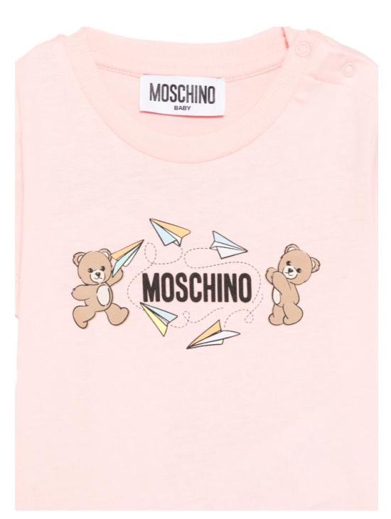 26SS 모스키노 반팔 티셔츠 MUM04M LAA01 50209 Pink - MOSCHINO