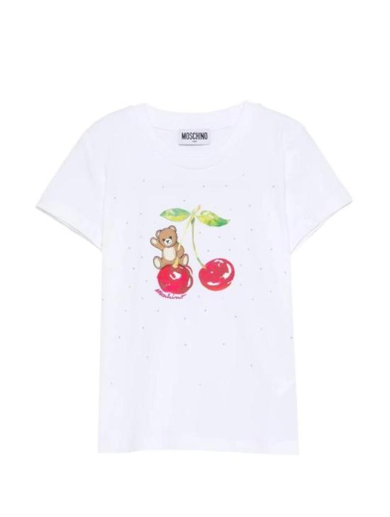 26SS [키즈] 모스키노 티셔츠 HFM06K LBA10 10101 White