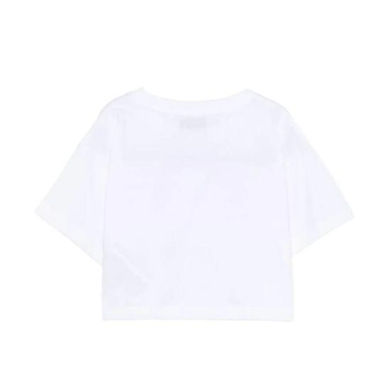 26SS [키즈] 모스키노 티셔츠 HDM06Y LAA02 10101 White - MOSCHINO