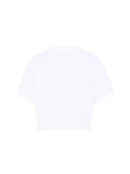 26SS [키즈] 모스키노 티셔츠 HDM072 LBA00 10101 White - MOSCHINO