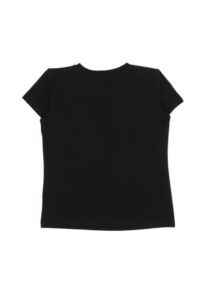 26SS [키즈] 모스키노 티셔츠 HHM06K LBA10 60100 Black - MOSCHINO