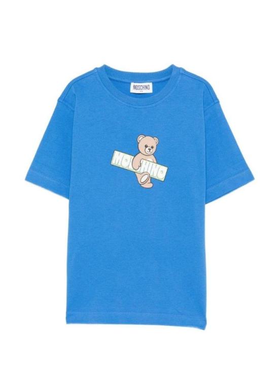 26SS [키즈] 모스키노 티셔츠 HYM03S LFA07 40630 Blue