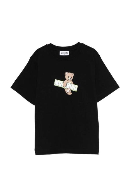 26SS [키즈] 모스키노 티셔츠 HYM03S LFA07 60100 Black