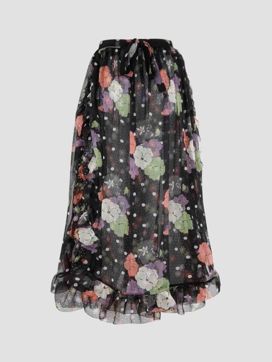  에트로 미디 스커트 116175240001 Black - ETRO