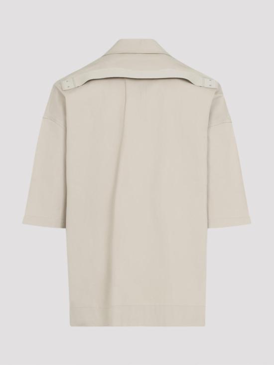 26SS 릭 오웬스 반팔 셔츠 RU01F2298TE138 Beige - RICK OWENS