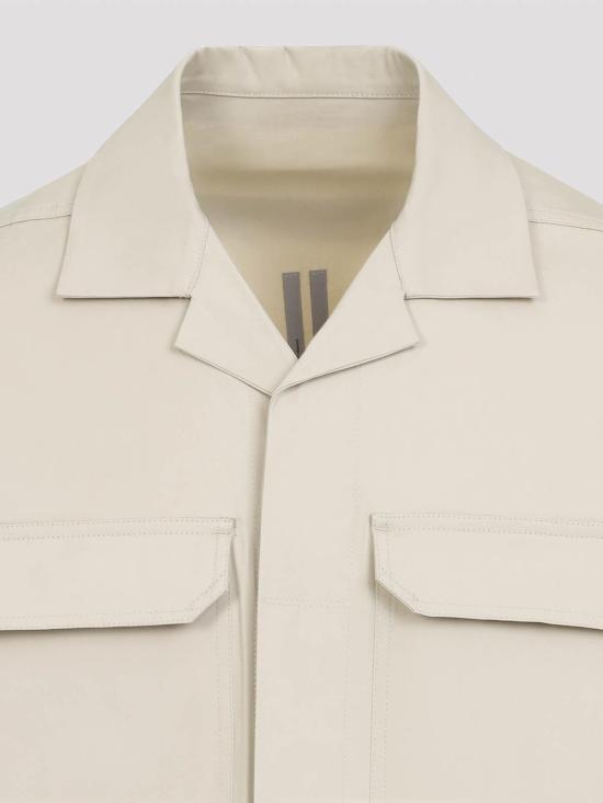 26SS 릭 오웬스 반팔 셔츠 RU01F2298TE138 Beige - RICK OWENS