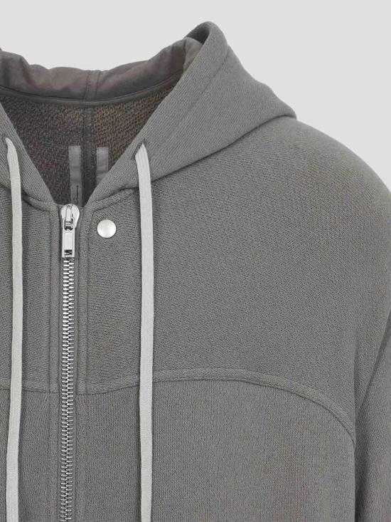 26SS 릭 오웬스 후드 티셔츠 RU01F2241JNT34 Grey - RICK OWENS