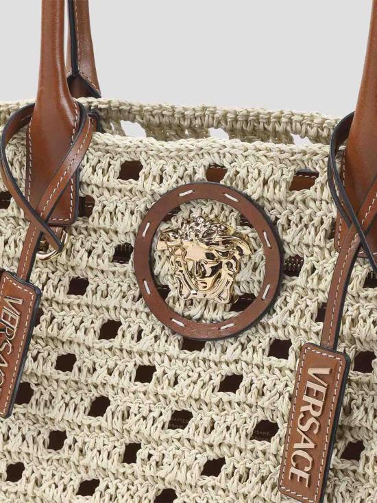 26SS 베르사체 토트백 10047411A169992KJ8V Beige - VERSACE