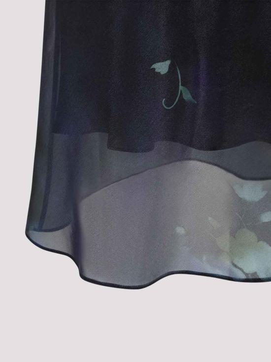 26SS 조르지오 아르마니 롱 원피스 GW002995TE20812FC005 Black - GIORGIO ARMANI