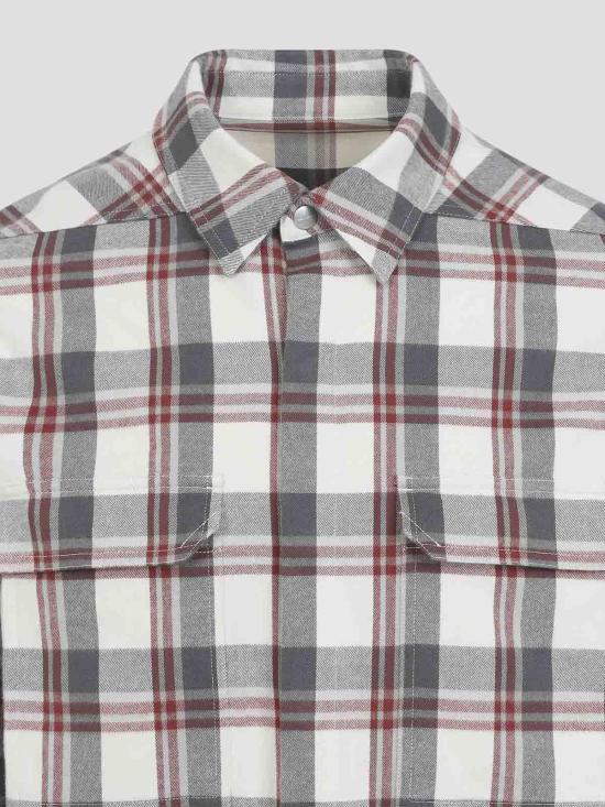 26SS 릭 오웬스 긴팔 셔츠 RU01F2236CP11P White - RICK OWENS