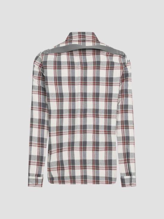 26SS 릭 오웬스 긴팔 셔츠 RU01F2236CP11P White - RICK OWENS