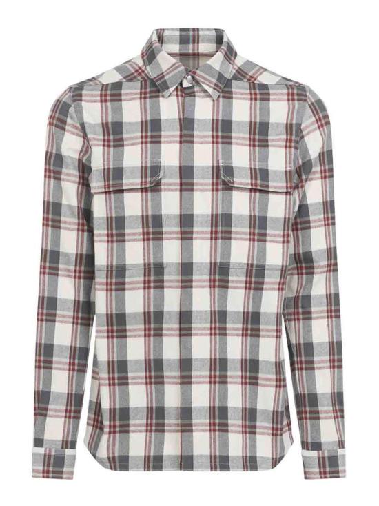 26SS 릭 오웬스 긴팔 셔츠 RU01F2236CP11P White