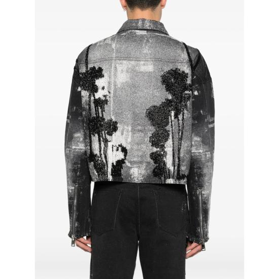 26SS 퍼플 브랜드 봄버 자켓 P052 BPMB BLACK GREY - PURPLE BRAND