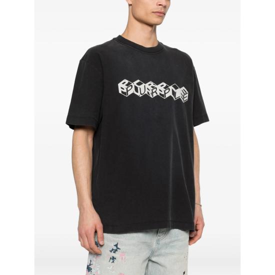 26SS 퍼플 브랜드 반팔 티셔츠 P104 TBSP BLACK - PURPLE BRAND