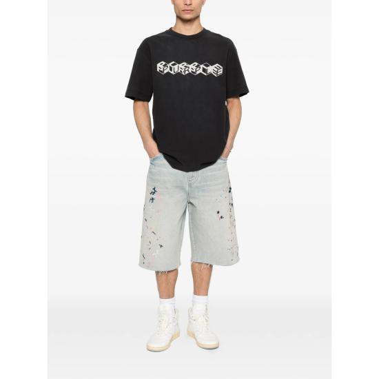 26SS 퍼플 브랜드 데님 숏팬츠 P070 USEL BLUE - PURPLE BRAND