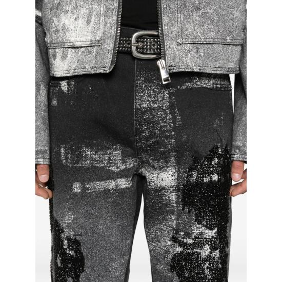 26SS 퍼플 브랜드 데님 팬츠 P011 BPMB BLACK WHITE - PURPLE BRAND