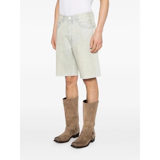 26SS 퍼플 브랜드 데님 숏팬츠 P059 BCHB BLUE WHITE - PURPLE BRAND