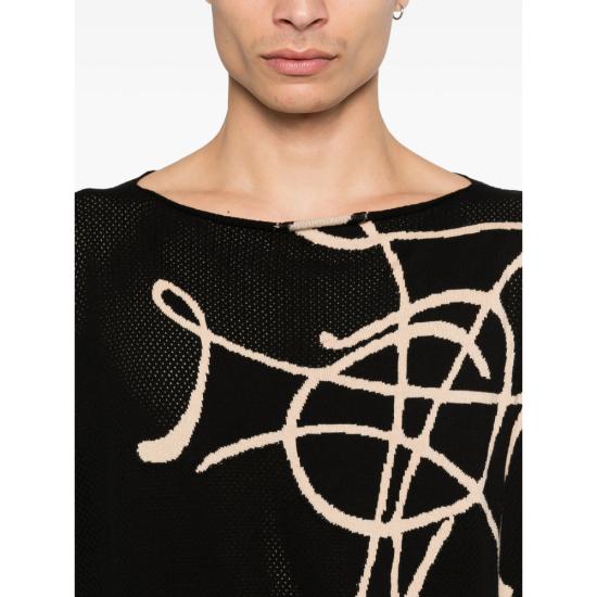 26SS 비비안웨스트우드 반팔 티셔츠 8101000P K0073 N401 BLACK - VIVIENNE WESTWOOD