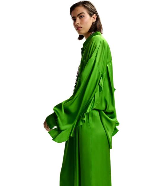 26SS 에센셜앤트워프 셔츠 JUDITH SG23 XS Green - ESSENTIEL ANTWERP