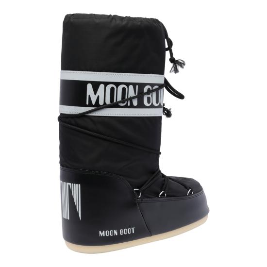 25FW 문부츠 아이콘 나일론 부츠 1400440 N001 Black - MOON BOOT