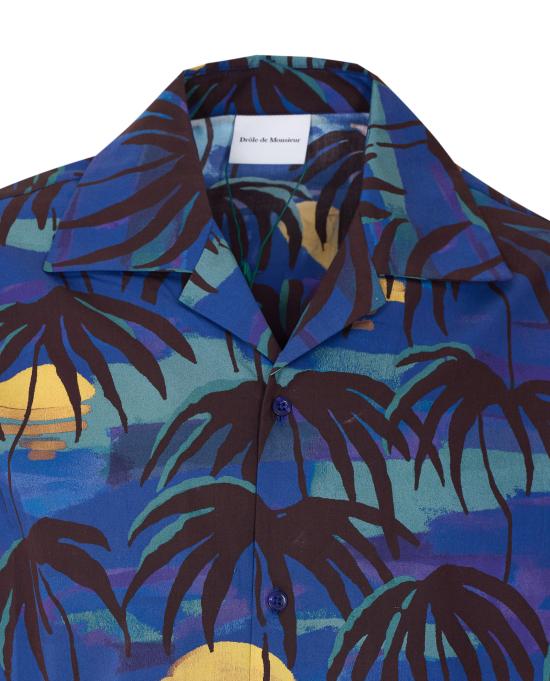 26SS 드롤드무슈 반팔 셔츠 SH228 CO280NY Blue - DROLE DE MONSIEUR