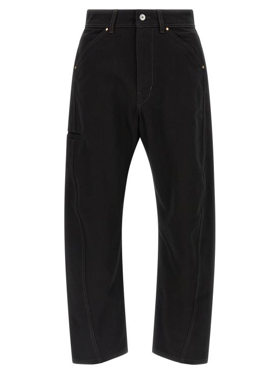 26SS 르메르 트위스티드 워크웨어 팬츠 PA1102LD1055BK999 Black