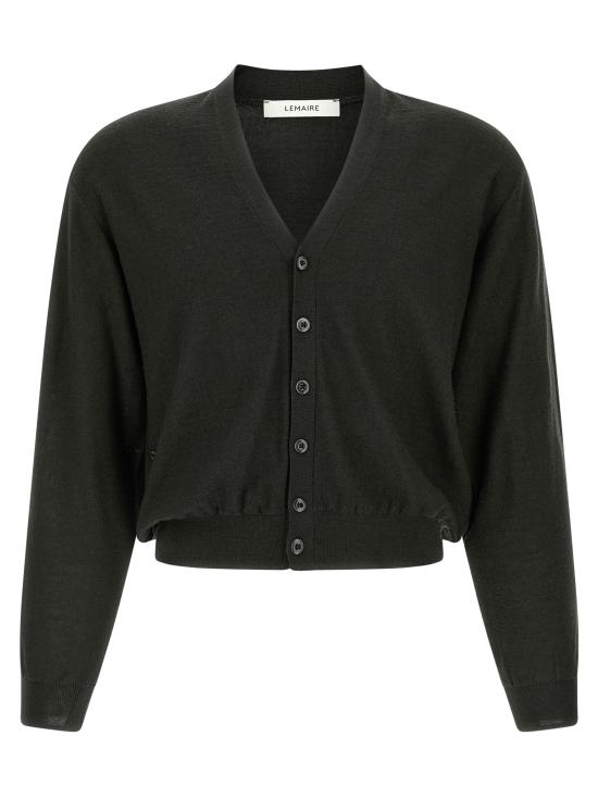 26SS 르메르 트위스트 가디건 PO0023LK087BK999 Black