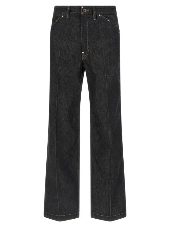 26SS 르메르 스터드 와이드 팬츠 PA1288LD1061BK965 Black