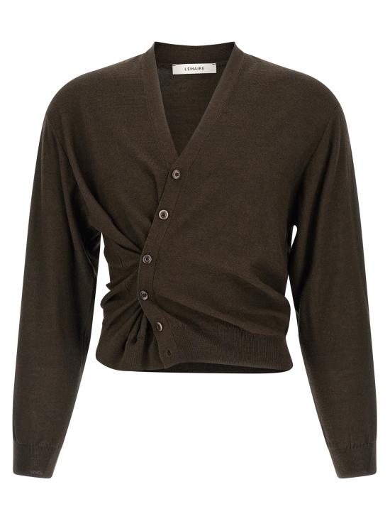 26SS 르메르 가디건 PO0023LK087BR397 Brown - LEMAIRE