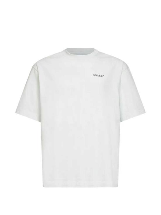 26SS 오프화이트 반팔 티셔츠 OMAA120S26JER0083032 BLUEWASH