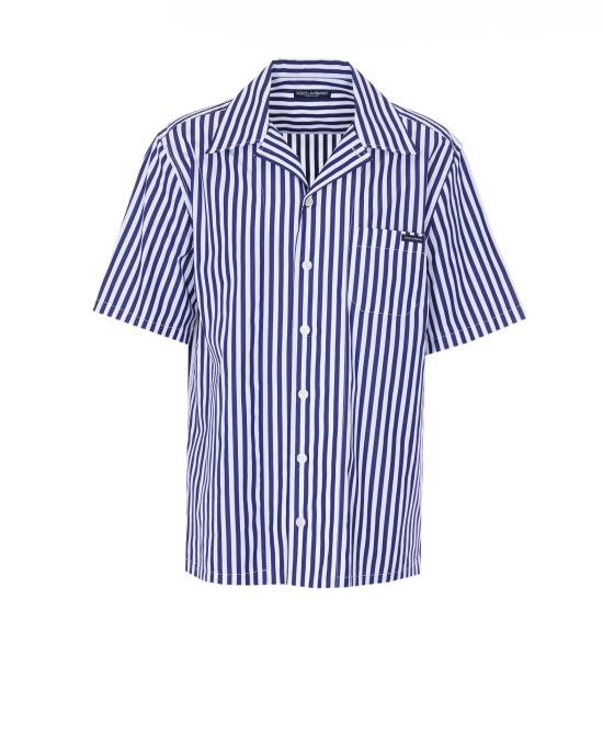 26SS 돌체앤가바나 반팔 셔츠 G5JH9T FR52GS8056 Blue