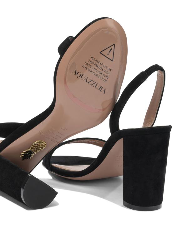 26SS 아쿠아주라 샌들 SNBMIDS0SUE000 Black - AQUAZZURA