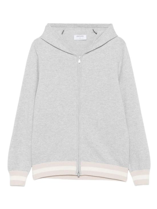 26SS 그랑싸쏘 트레이닝 웨어 Casa Frumoasa 후드 스트라이프 트리밍 트랙수트 - GRAN SASSO