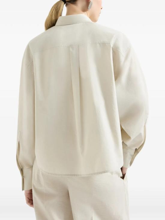 26SS 브루넬로 쿠치넬리 셔츠 M0F79RJ916C9593 White - BRUNELLO CUCINELLI