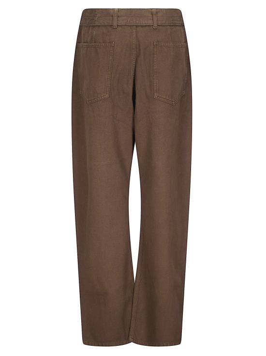 26SS 르메르 트위스트 벨티드 팬츠 PA326LD1068 BR423 CACAO - LEMAIRE