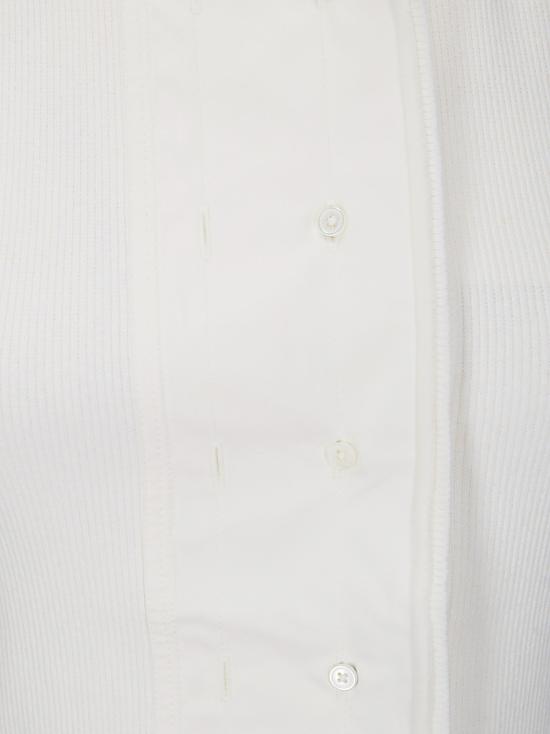 26SS 르메르 어시메트리컬 피티드 탑 TS0004LJ1030 WH086 MILK - LEMAIRE