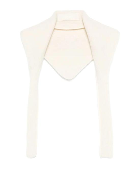 25FW 자크뮈스 르 샤를 그로 그레인 숄 ACU00669AK00227110 White