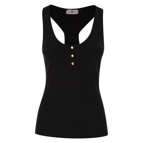 26SS 엘리자베타프랜치 민소매 티셔츠 TK75B61E2 BLACK