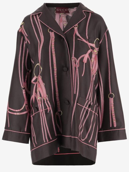 25FW 구찌 블라우스 848553ZAT9Y2083 Brown