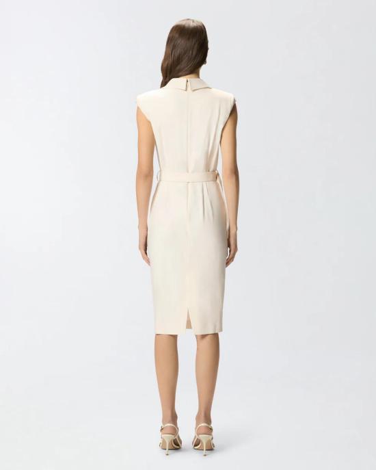 26SS 핑코 미디 원피스 106565A2W6 C00 Bianco cigno - PINKO